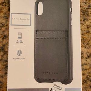 PLATINUM Leather Wallet Case for iPhone XS Max